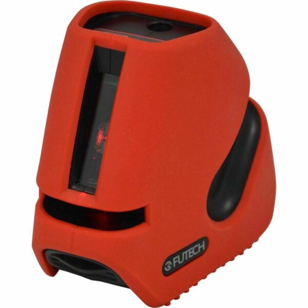 Livello laser 4 punti marca futech con range di 20 metri, precisione di 3 mm/10 mt e laser classe 2