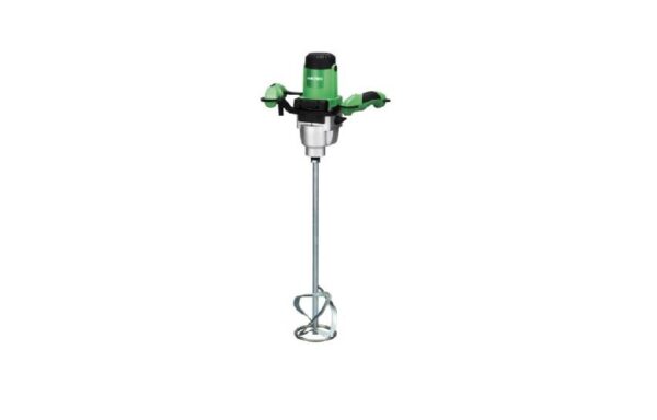 Miscelatore con frusta modello um12vst2uaz di marca hikoki con attacco m14 e frusta da 120 mm.