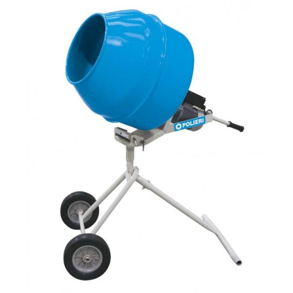 BETONIERA MINIHOBBY SMONTABILE 140LT POLIERI con MOTORE MONOFASE