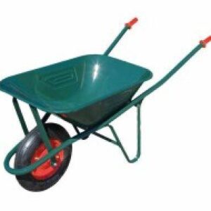 Carriola Tubolare da 80 lt con Ruota Pneumatica e Bordo Piegato Antitaglio.