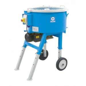 Mescolatore monofase polieri da 130 litri con ruote 2,5 hp pesa 100 kg.
