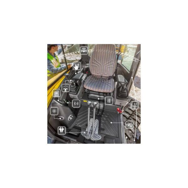 ESCAVATORE CINGOLATO 35 QUINTALI VOLVO EC35D - immagine 3