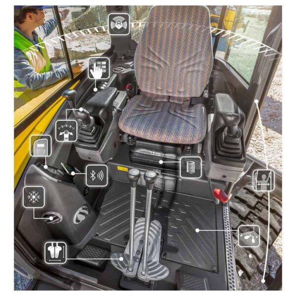 ESCAVATORE CINGOLATO 40 QUINTALI VOLVO ECR40D - immagine 4