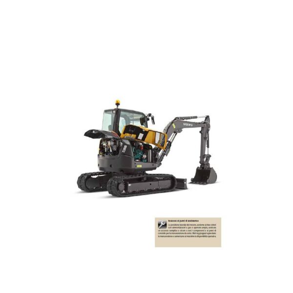 ESCAVATORE CINGOLATO 50 QUINTALI VOLVO ECR50D - immagine 4