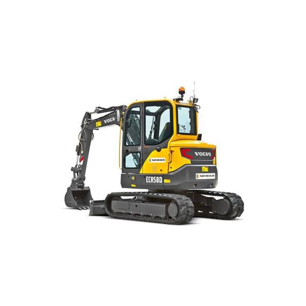 ESCAVATORE CINGOLATO 60 QUINTALI VOLVO ECR58D - immagine 2