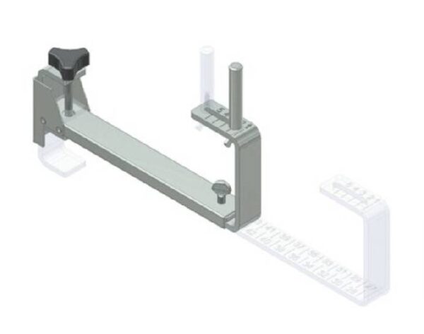 Montagradini / Montascalini Zincato Utile per Montare le Alzate e le Pedate dei Gradini delle Scale.