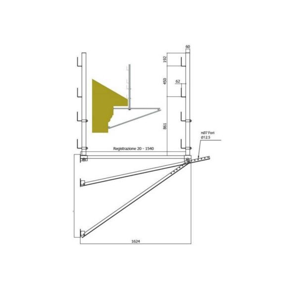 PARAPETTO ZINCATO A MENSOLA DA 2-150CM - immagine 3