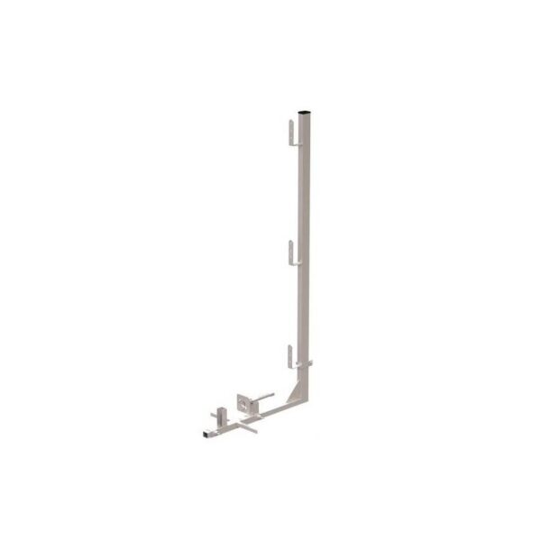 PARAPETTO ZINCATO LATERALE PER LEGNO