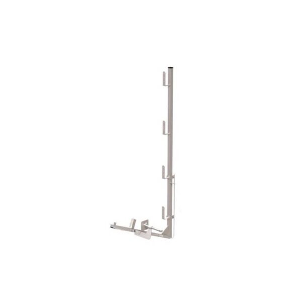 PARAPETTO ZINCATO FRONTALE PER LEGNO da 9kg  ADATTO PER COPERTURE CON TRAVI IN LEGNO (PENDENZE NON SUPERIORI A 30° ) (CERTIFICATO) CON APERTURA MORSETTO DA 80 A 210 MM