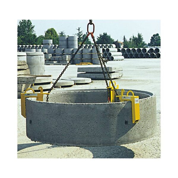 PINZA PER TUBI 3 PRESE CON CATENA 1500 KG BOSCARO - immagine 2