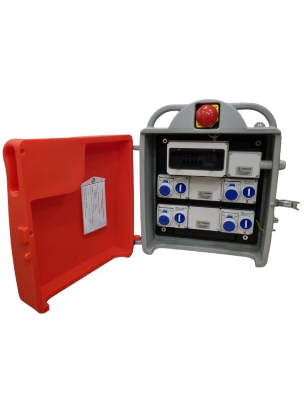 QUADRO ELETTRICO DI CANTIERE 4 PRESE MONOFASE 230V