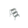 SCALA SGABELLO ZINCATO RICHIUDIBILE 3 GRADINI URSUS