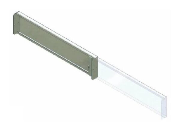 Gradino zincato regolabile da 80 a 150 cm e serve per contenere il getto in calcestruzzo durante la costruzione di scale.