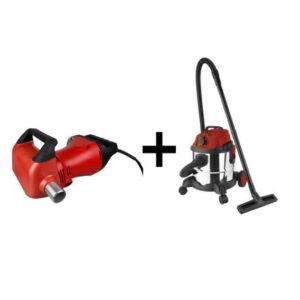 Kit composto da scanalatore a frese marchio macroza modello m95 elettrico 1200 w capacità 20 lt.