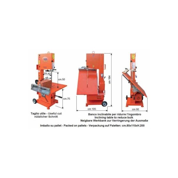 Segatrice a Nastro Verticale SPH505R Eurotsc - immagine 4