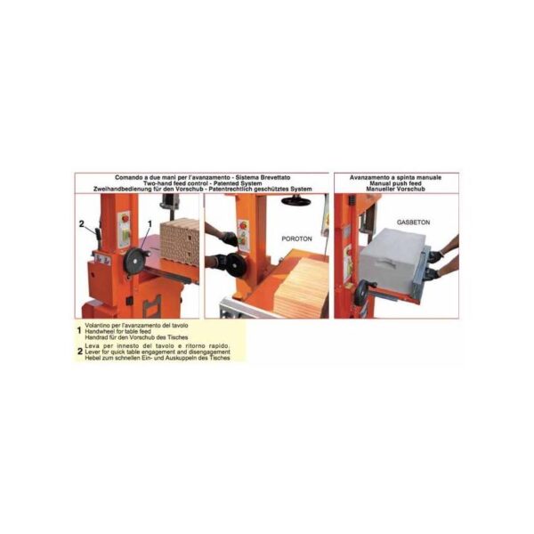 Segatrice a Nastro Verticale SPH505R Eurotsc - immagine 2