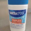 Il Triplex è un prodotto combinato a marchio marten che unisce all’azione di clorazione lenta, un’azione preventiva di distruzione delle alghe nelle piscine. Disponibile nella versione da 1 kg contenente pastiglie da 20 gr