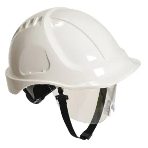 Casco da cantiere pw54 con classe di isolamento EN 50365, colore bianco