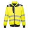 La felpa portwest pw370 combina il nastro riflettente hivistex pro con gli inserti a contrasto.