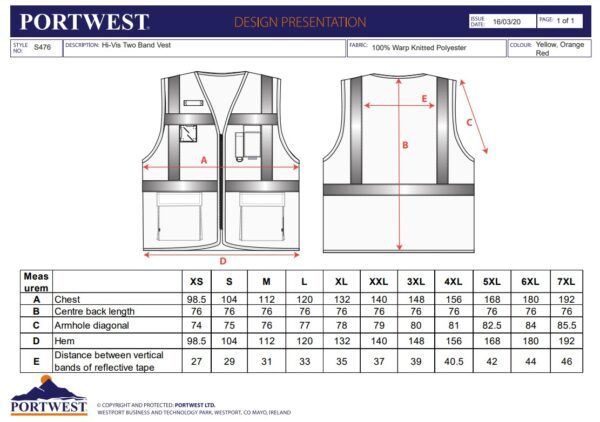Abbigliamento da Lavoro Alta Visibilità