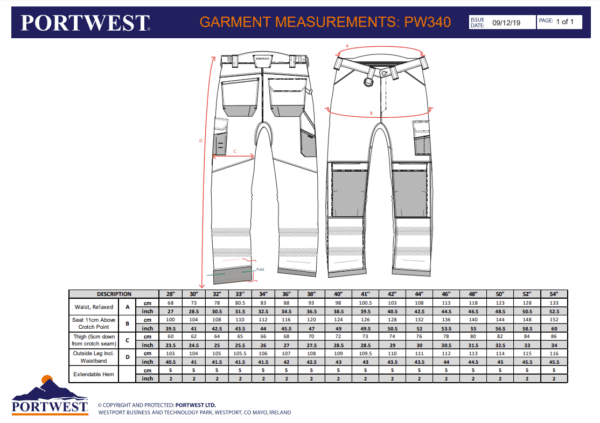 Pantalone Alta Visibilita