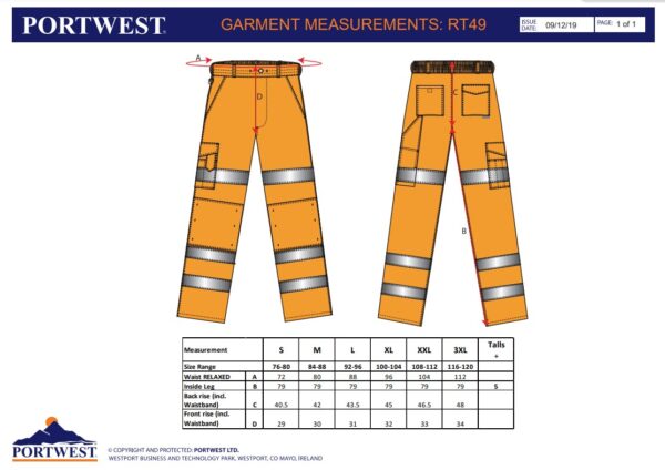 Pantalone Alta Visibilita