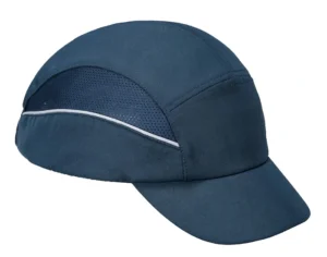 cappello antiurto blu con visiera 5 cm modello ps 59 , marca portwest.