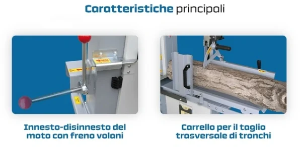 Segatrice a Nastro Legno con Cardano Serie C Eurotsc