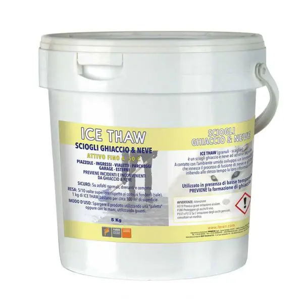 Antigelo casa montagna stradale granulare da 5kg colore bianco, inodore, attivo fino -50°