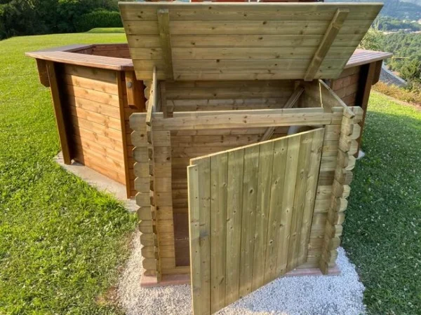 Armadio accessori piscina