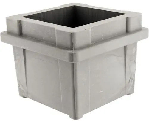 Cubiera in Poliuretano Strutturale per Provini in Calcestruzzo 150x150x150 mm
