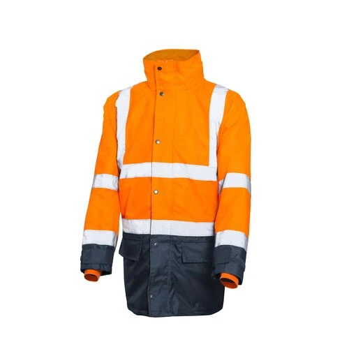Giacca Parka 5in1 da Cantiere Alta Visibilità Reflect HV – Protezione Massima per Ogni Condizione
