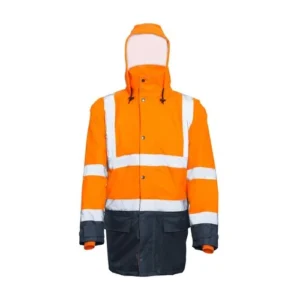 Giacca Parka 5in1 da Cantiere Alta Visibilità Reflect HV – Protezione Massima per Ogni Condizione