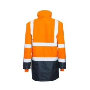 Giacca Parka 5in1 da Cantiere Alta Visibilità Reflect HV – Protezione Massima per Ogni Condizione