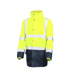 Giacca Parka 5in1 da Cantiere Alta Visibilità Reflect HV – Protezione Massima per Ogni Condizione