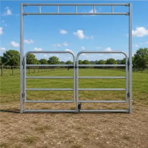 Cancello Fence per Cavalli Zincato a Due Ante: Sicurezza e Durata per i Tuoi Spazi Esterni