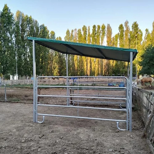 Capannina Mobile Fence Zincata per Cavalli