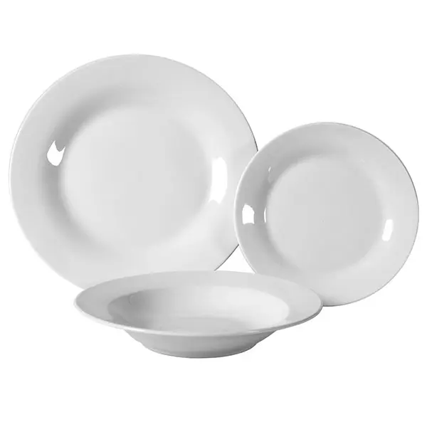 Servizio Piatti Porcellana 18PZ: Eleganza e Funzionalità per la Tua Tavola