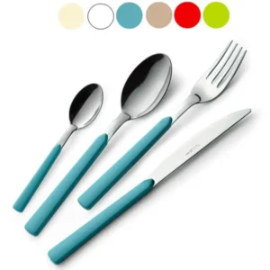 Posate Acciaio Inox Bianco 24PZ: Eleganza e Funzionalità a Tavola