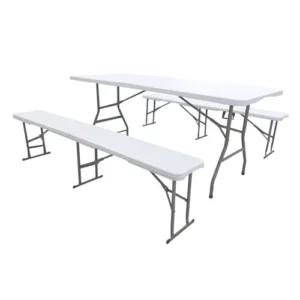 Set Tavolo e Panche Pieghevoli Crotone
