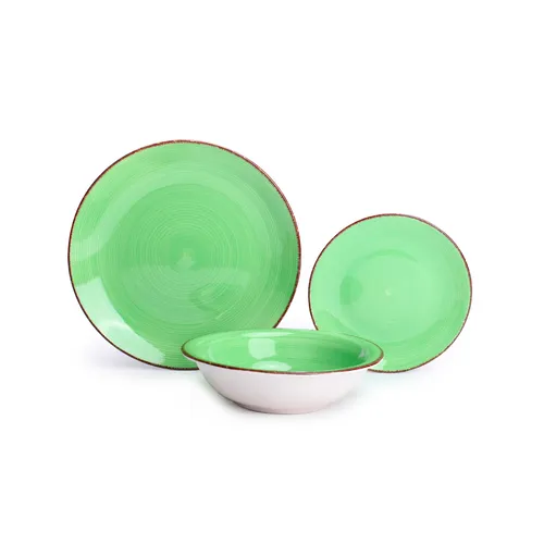 Set Piatti in Ceramica Francesca 18 Pezzi – 6 Persone