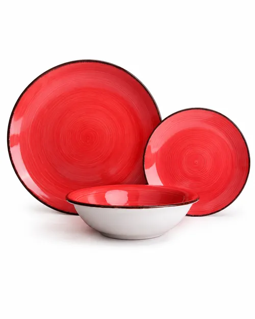 Set Piatti in Ceramica Francesca 18 Pezzi – 6 Persone